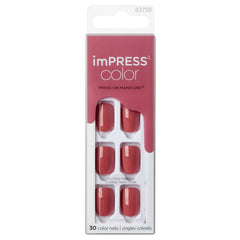 imPRESS Color Press-on Manicur Platonic Pink KIMC011C NAILS Anwar Store