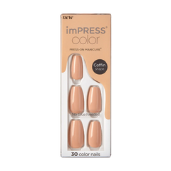 imPRESS Color Press-on Manicure - Coffin 506 Latte IMC506C Anwar Store
