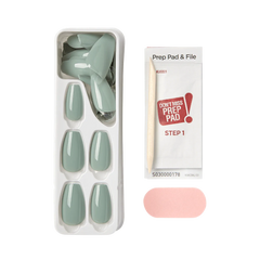 imPRESS Color Press-on Manicure - Coffin 508 Going Green IMC508C Anwar Store