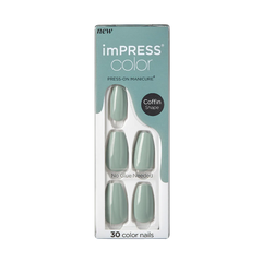 imPRESS Color Press-on Manicure - Coffin 508 Going Green IMC508C Anwar Store