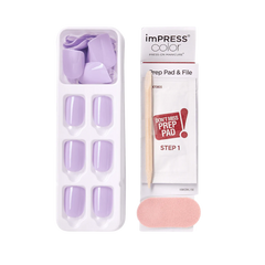 imPRESS Color Press-on Manicure Picture Purplect KIMC007 Nails Anwar Store