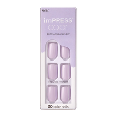 imPRESS Color Press-on Manicure Picture Purplect KIMC007 Nails Anwar Store