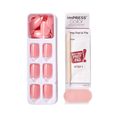 imPRESS Color Press-on Manicure Pretty Pink KIMC003 NAILS Anwar Store