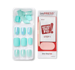 imPRESS Press-on Manicure Rain CheckV KIM012 NAILS Anwar Store