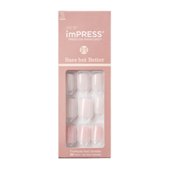 imPRESS Bare but Better Press-on Manicure Effortless Finish IMB02C - Anwar Store