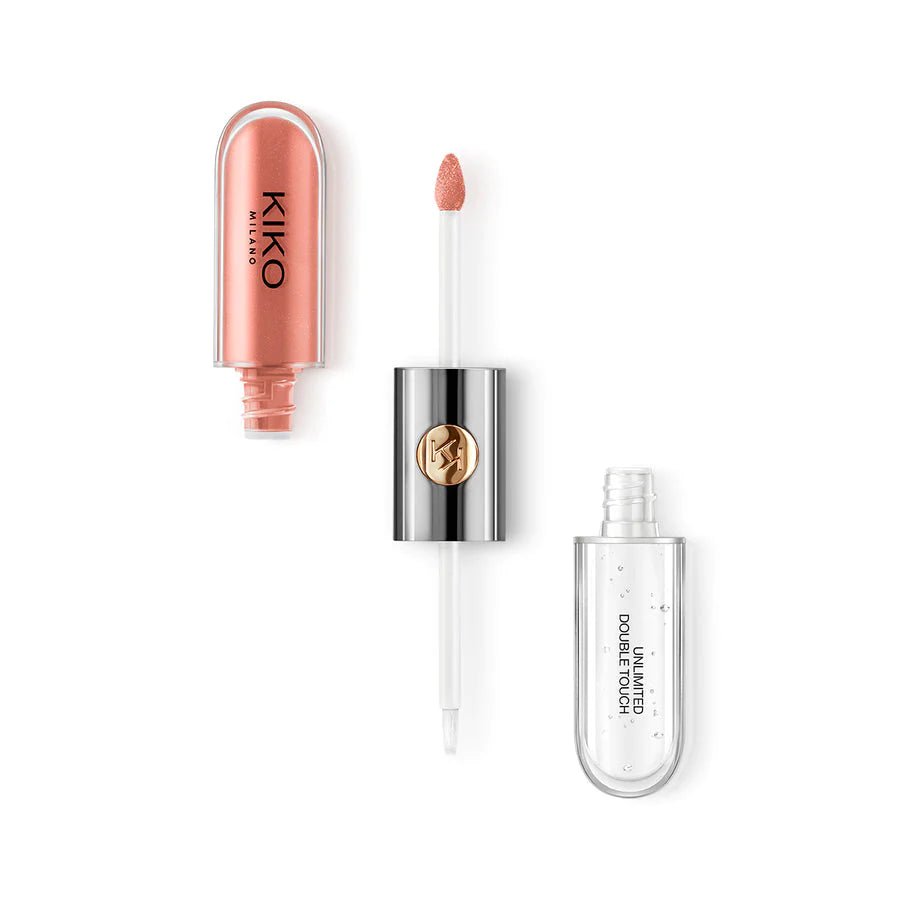 Kiko Milano 129 Burnt Tangerine Unlimited Double Touch Liquid lipstick 2*3 ml - Anwar Store