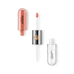Kiko Milano 129 Burnt Tangerine Unlimited Double Touch Liquid lipstick 2*3 ml - Anwar Store