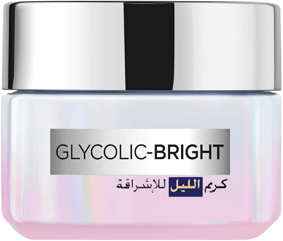 LOREAL PARIS GLYCOLIC-BRIGHT CREAM NIGHT 50ML - Anwar Store