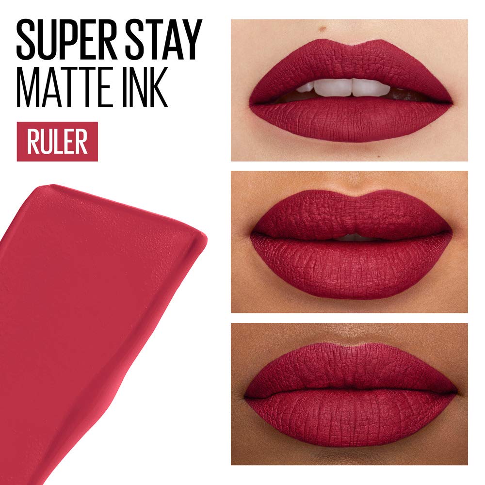 Maybelline Super Stay Matte Ink Lip Color, 80 Ruler - Anwar Store