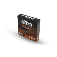 ultra chocolate flavoured 3 latex condoms Anwar Store