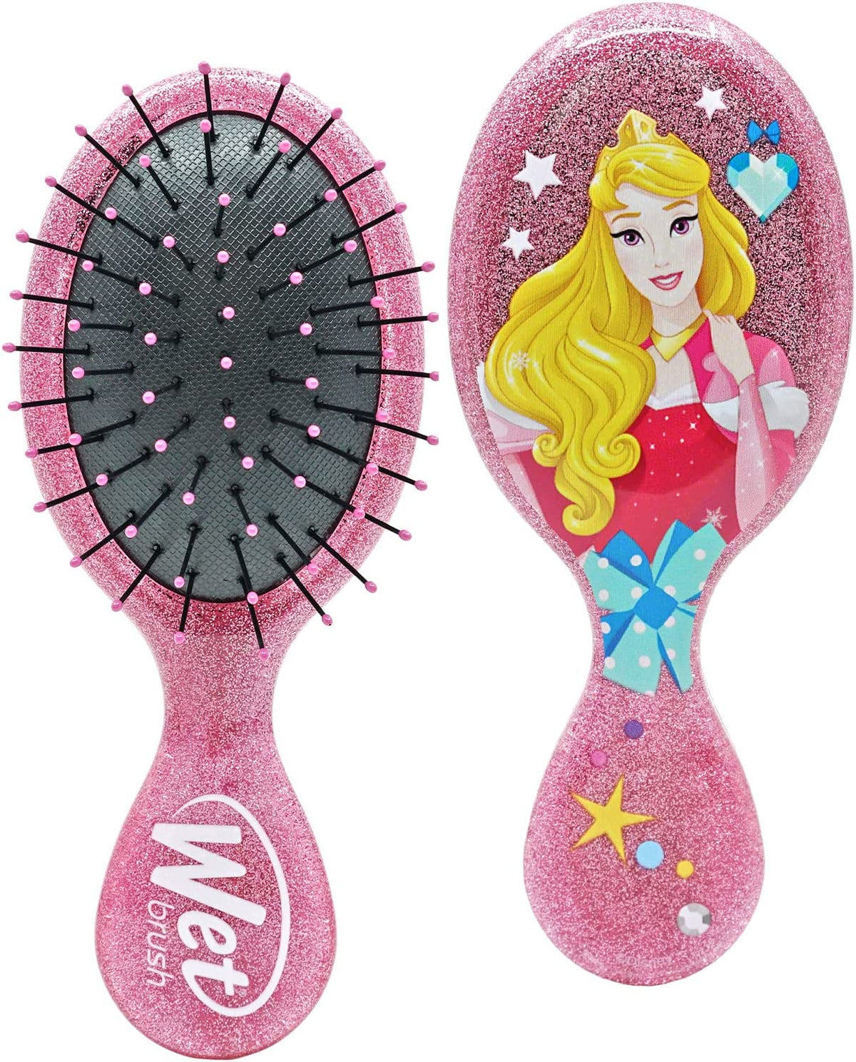 Wet Brush Glitter Ball Aurora - Mini Detangling Brush 736658564693 - Anwar Store