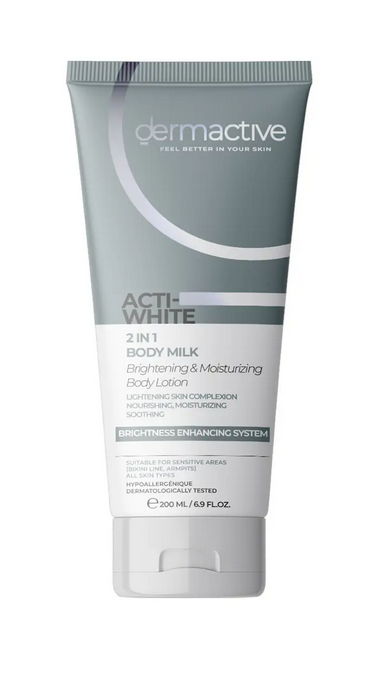 DERMACTIVE ACTI-WHITE 2IN1 BODY MILK 200ML