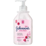 JOHNSON`A RASPBERRY & PEONY HAND WASH 300ML