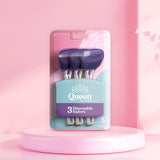 QUEEN 5 BLADES 3 DISPOSABLE RAZORS Q0893XL