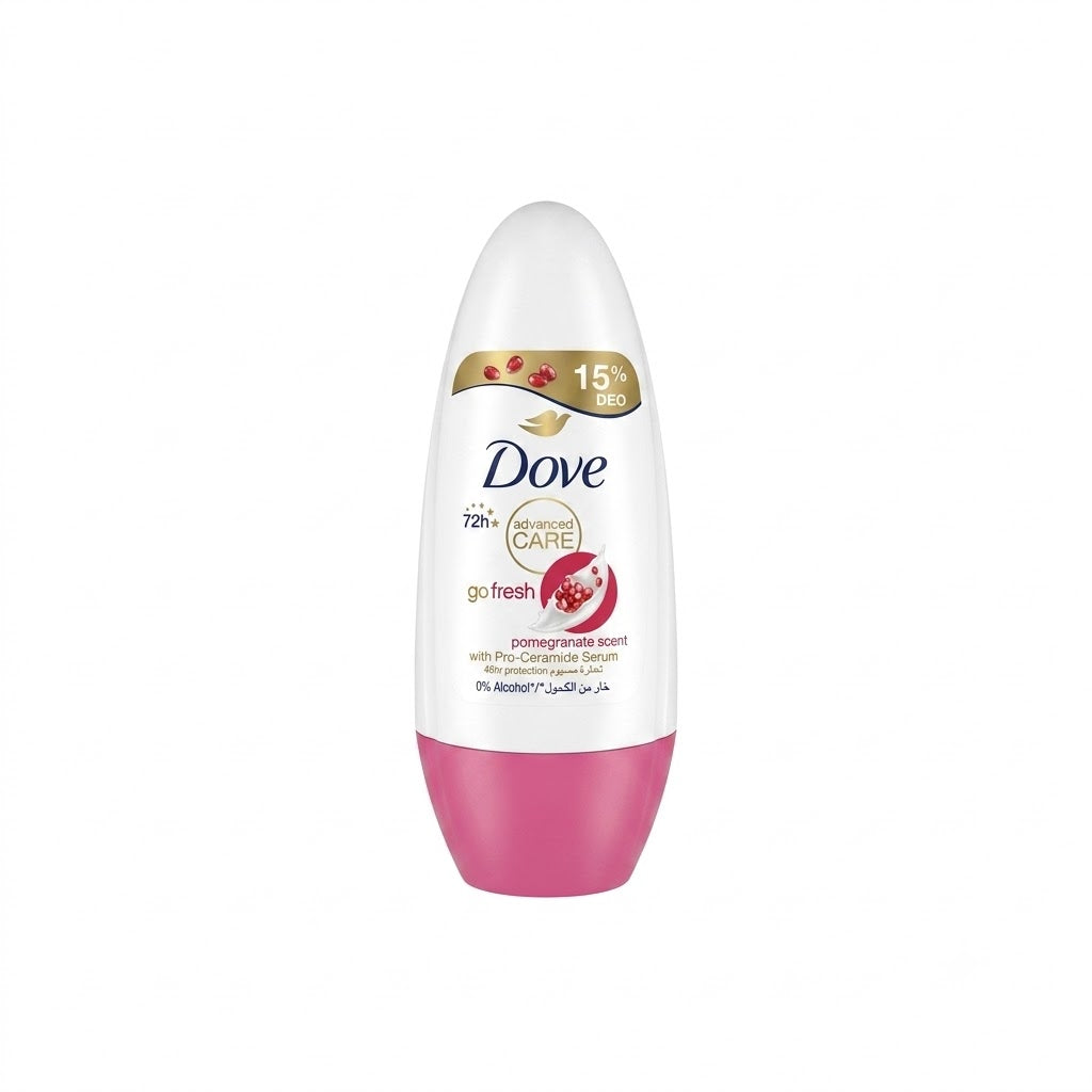 DOVE GO FRESH POMEGRANATE & LEMON VERBENA DEODORANT ROLL ON 50ML OFFER