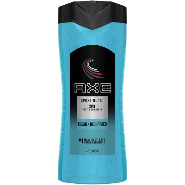 AXE SPORT BLAST 2IN1 BODY&HAIR WASH CLEAN + RECHARGED 473ML