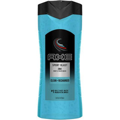 AXE SPORT BLAST 2IN1 BODY&HAIR WASH CLEAN + RECHARGED 473ML