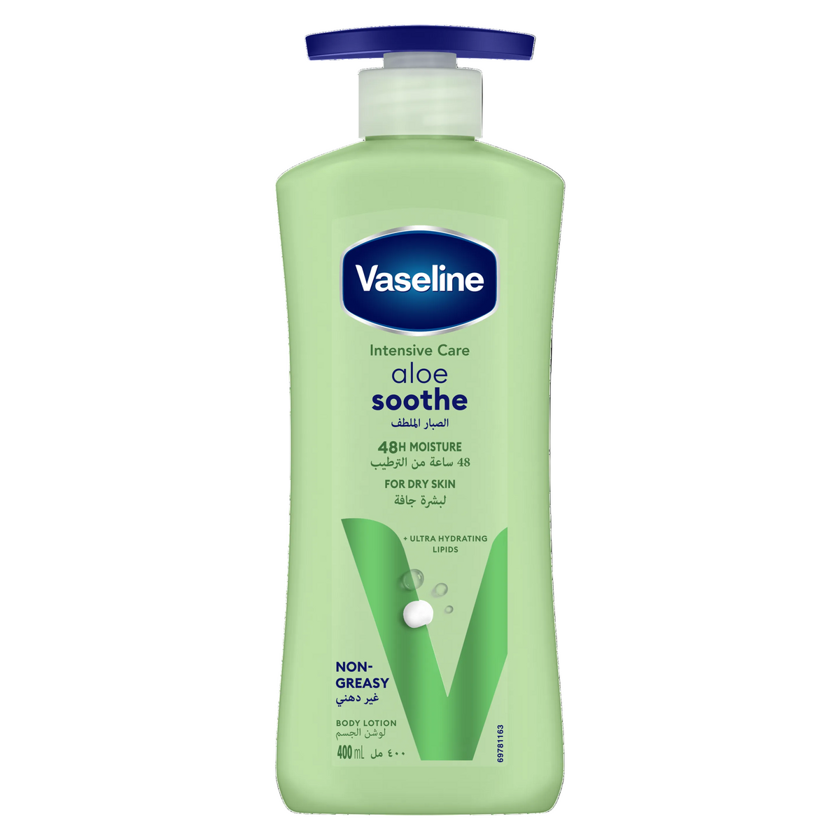 VASELINE INTENSIVE CARE ALOE SOOTHE LOTION (NON GREASY) 400ML
