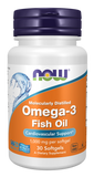 NOW Omega-3 Fish Oil, 1000MG 30 SOFTGELS