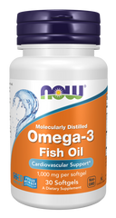 NOW Omega-3 Fish Oil, 1000MG 30 SOFTGELS