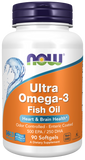 NOW Omega-3 Fish Oil, 90 SOFTGELS