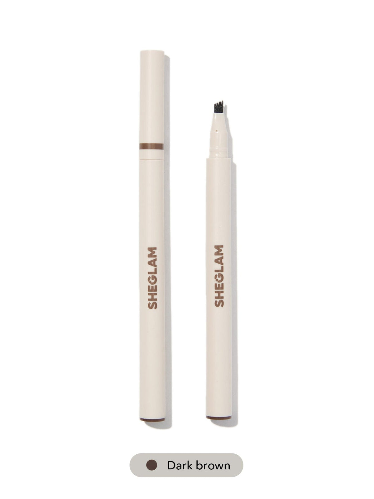 SHEGLAM FEATHER BETTER LIQUID EYEBROW PENCIL-DARK BROWN