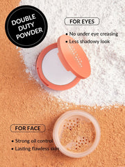 SHEGLAM Insta-ready NATURAL LINEN Face & Under Eye Setting Powder Duo