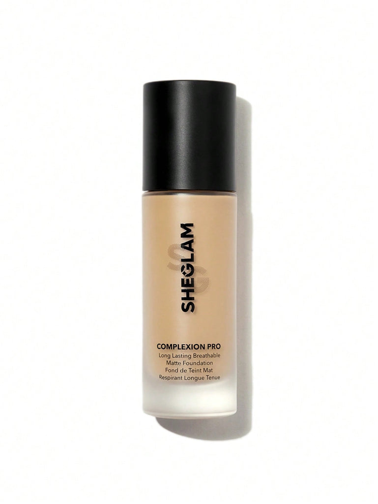SHEGLAM - Long-Lasting Breathable Matte Foundation - Complexion Pro - Sand