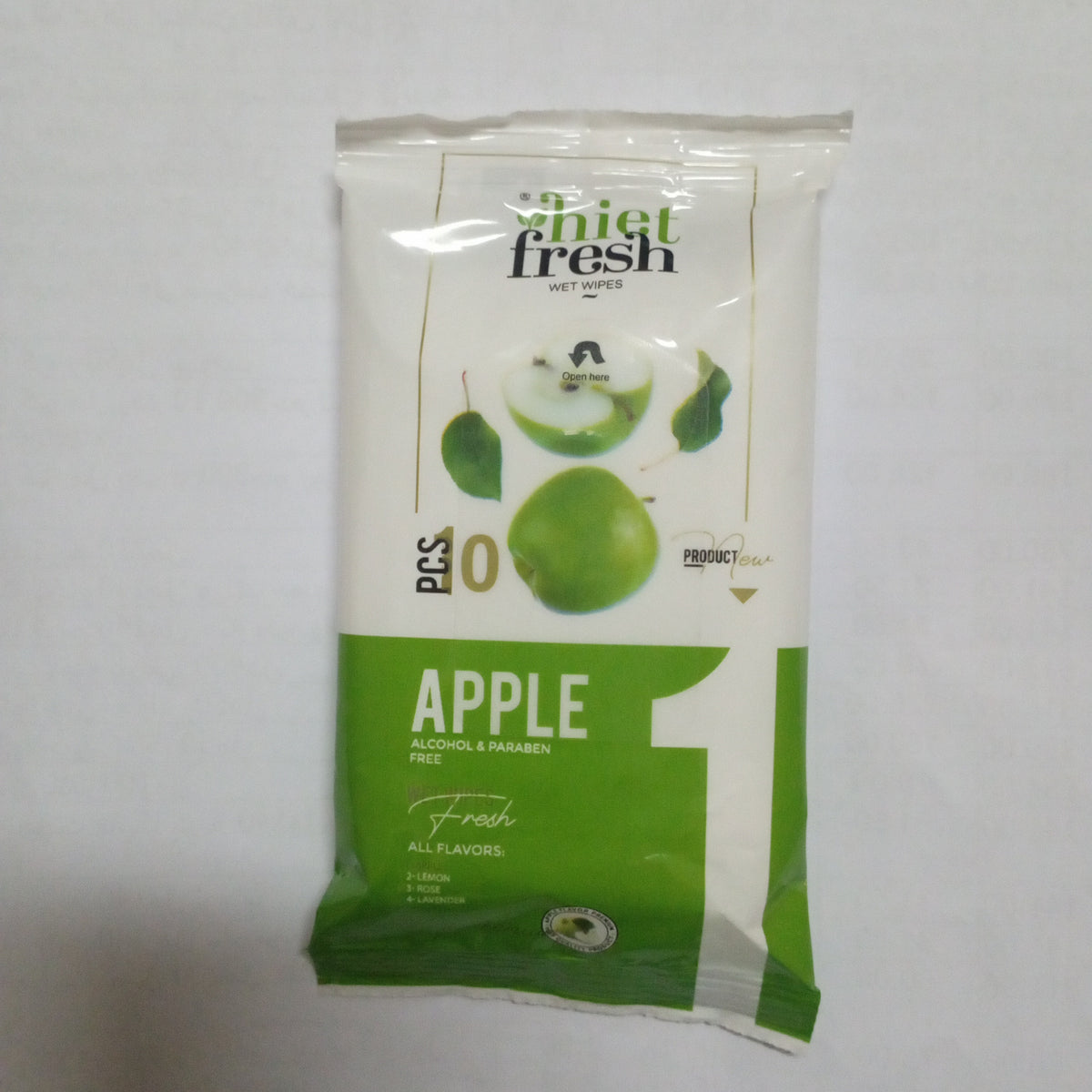 HIET FRESH APPLE WET WIPES 10PCS