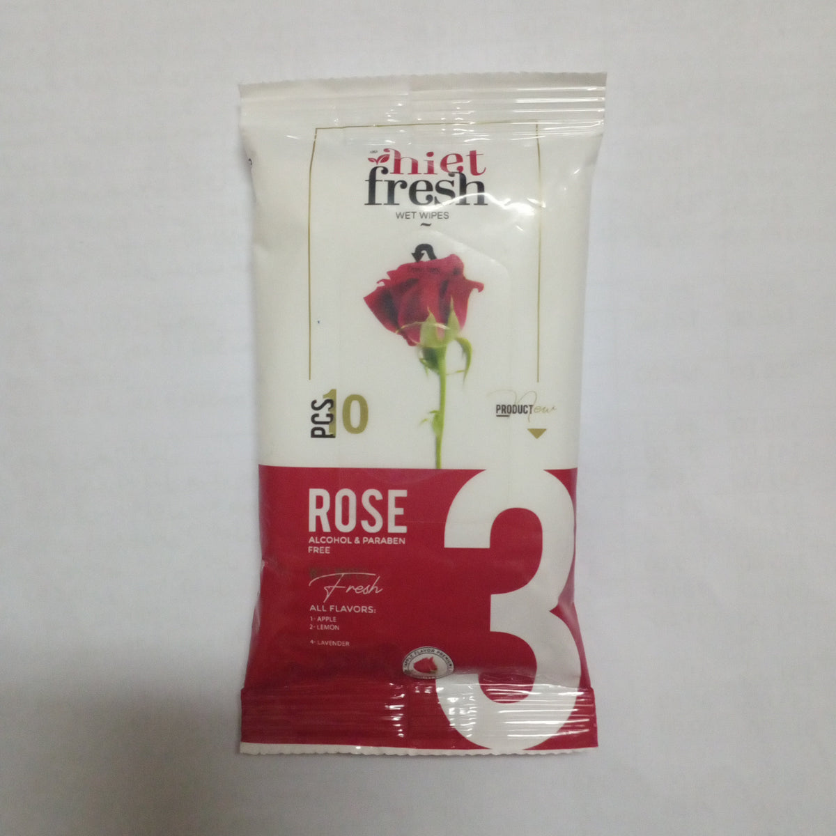HIET FRESH ROSE WET WIPES 10PCS