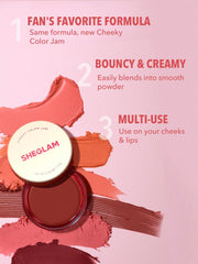 SHEGLAM CHEEKY COLOR JAM-AFTERNOON PEACH 7.5G