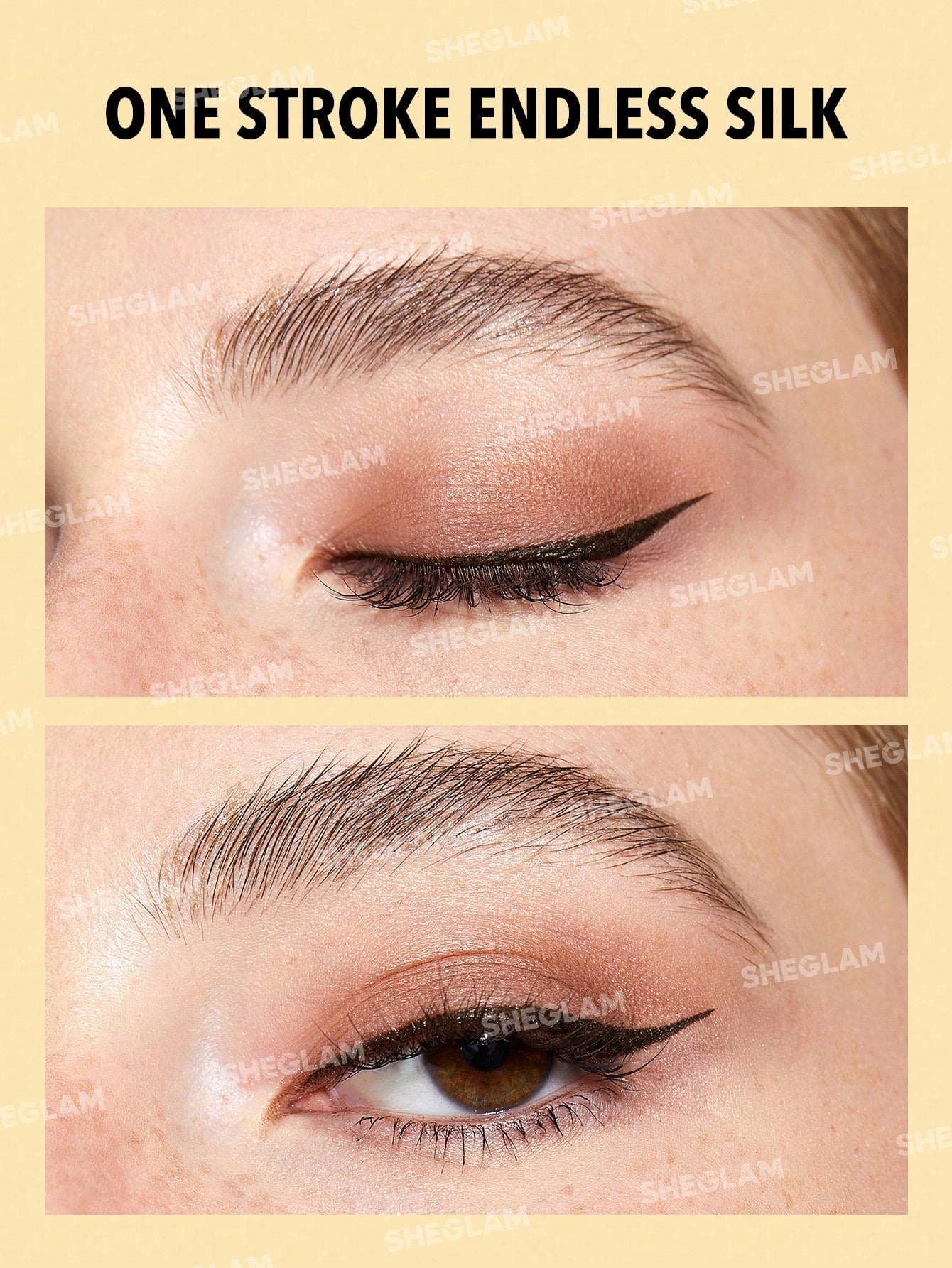 SHEGLAM LINE & DEFINE WATERPROOF LIQUID EYELINER - BROWN 0.5ML