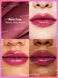 SHEGLAM MIRROR KISS HIGH-SHINE LIPSTICK-RENT FREE 2.9G