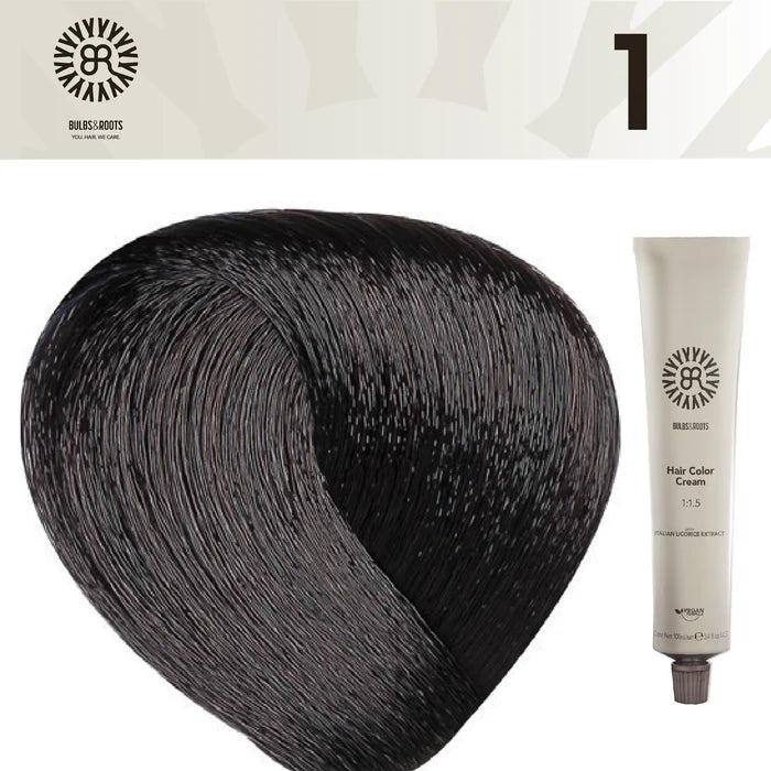 BR HAIR COLOR CREAM NO.1.0 100ML