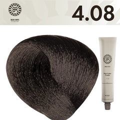BR HAIR COLOR CREAM 100 ML NO.4.08