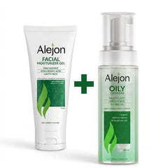 ALEJON OILY SKIN CLEANSER 200ML + ALEJON FACIAL MOISTURIZER GEL75 GM OFFER