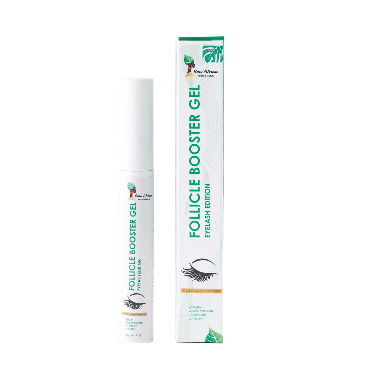 RAW AFRICAN FOLLICLE BOOSTER GEL EYELASH EDITION 5GM