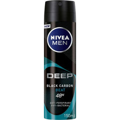NIVEA DEEP BLACK CARBON BEAT 150ML 20% OFFER