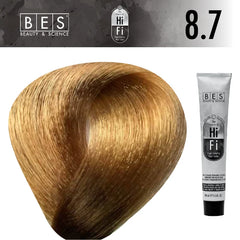 BES The Future Of Hi Fi Hair Color No.8.7 100ML