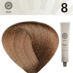 BR HAIR COLOR CREAM 100 ML NO.8