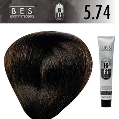 BES The Future Of Hi Fi Hair Color No.5.74 100ML