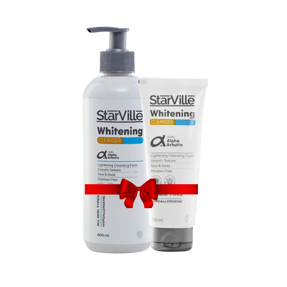 STARVILLE WHITENING CLEANSER 100ML&400ML OFFER