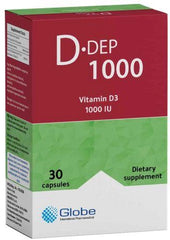 D DEP 1000MG VITAMIN D3 30CAPSULES