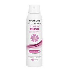 WATSONS CLASSY MUSK DEODORANT SPRAY 150ML