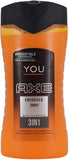 AXE YOU ENERGISED 200% BODY/ HAIR/ FACE/ 3IN1 250ML