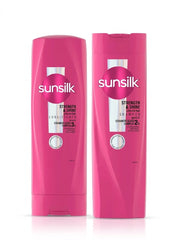 SUNSILK SHAMPOO + CONDITIONER STRENGTH&SHINE 350ML