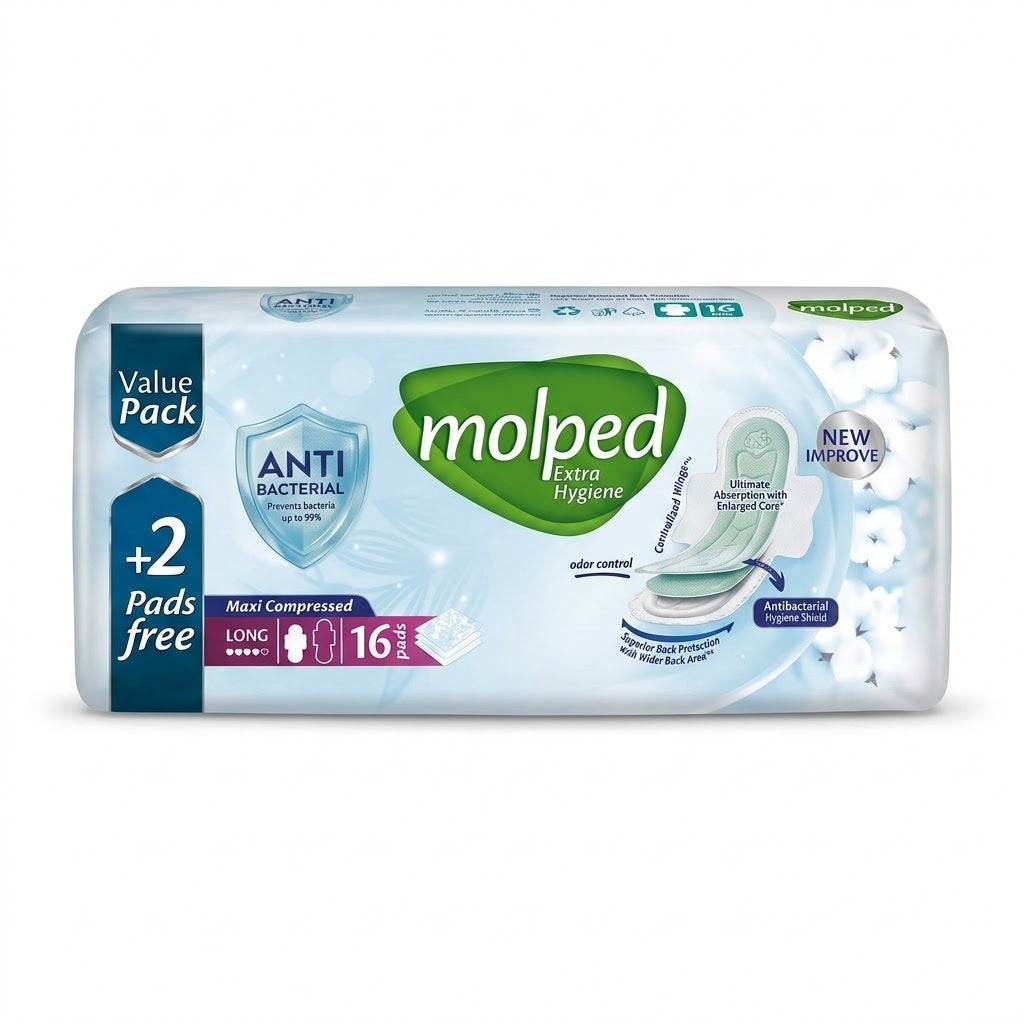 MOLPED EXTRA HYGIENE MAXI LONG 16 PADS
