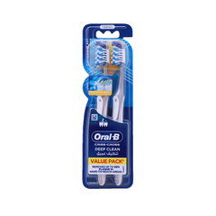 Oral-B Tooth Brush DEEP CLEAN ALL IN ONE 2PCS MEDIUM