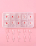 SHEIN 500PCS CLEAR FAKE NAIL