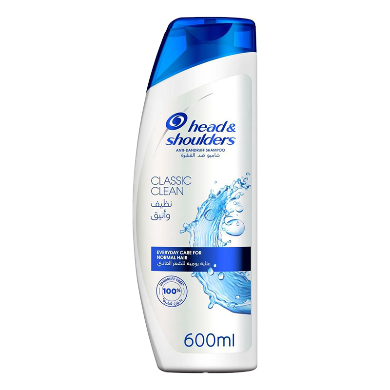 HEAD & SHOULDERS CLASSIC CLEAN ANTI-DANDRUFF SHAMPOO, 600ML